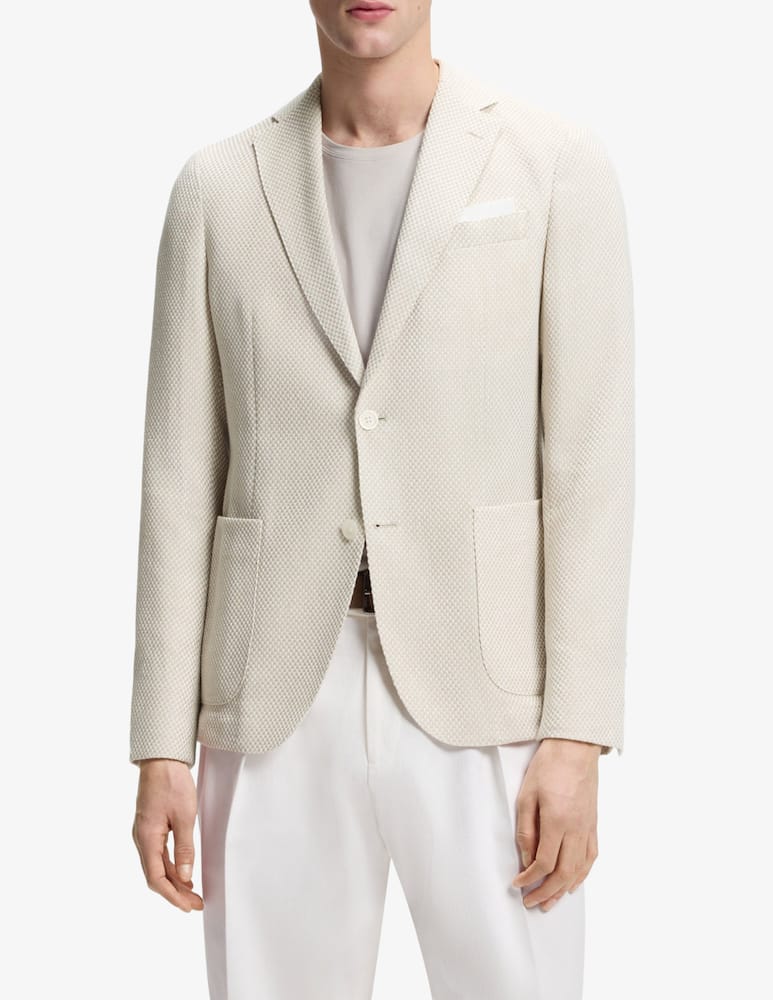 rinascente BOSS Giacca Hanry slim fit in cotone e lino