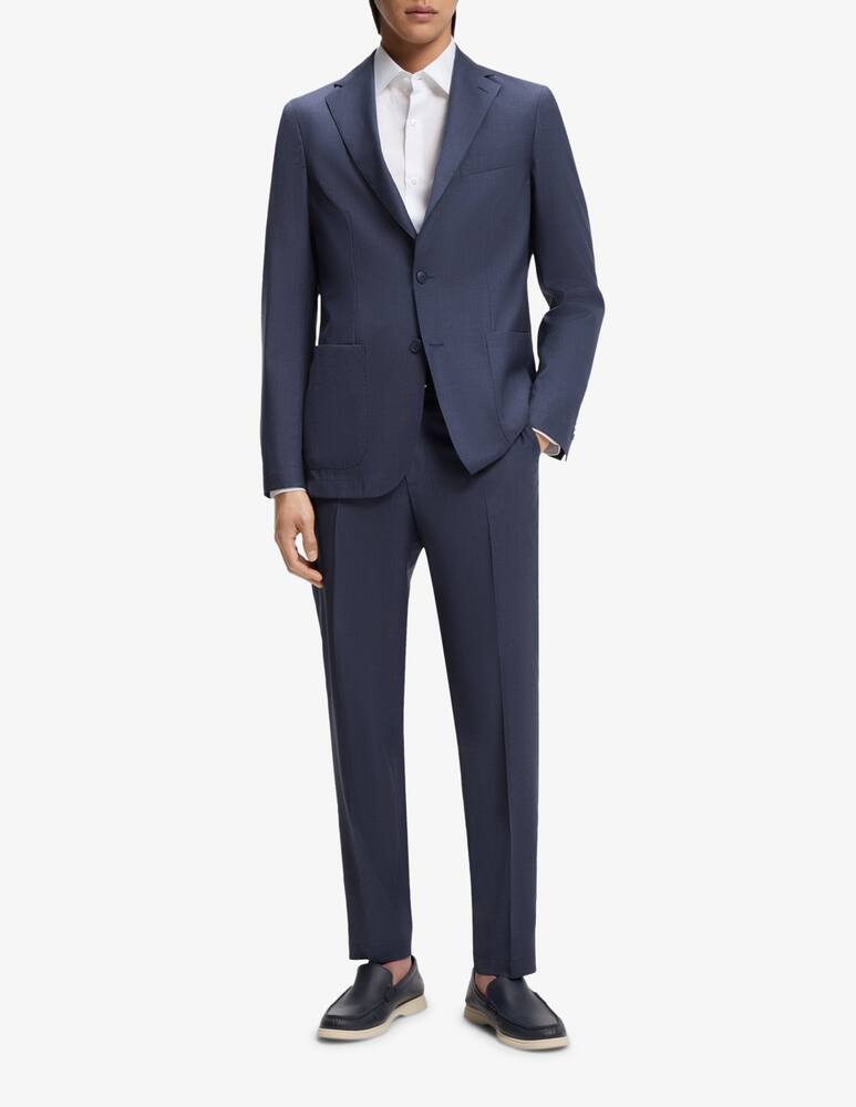 BOSS Giacca monopetto Hanry slim fit in lana tech Mix&March - immagine 2