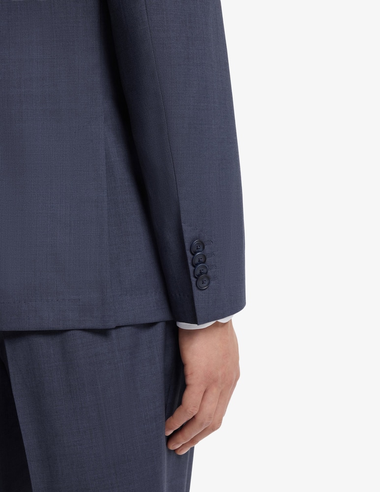 BOSS Giacca monopetto Hanry slim fit in lana tech Mix&March - immagine 4