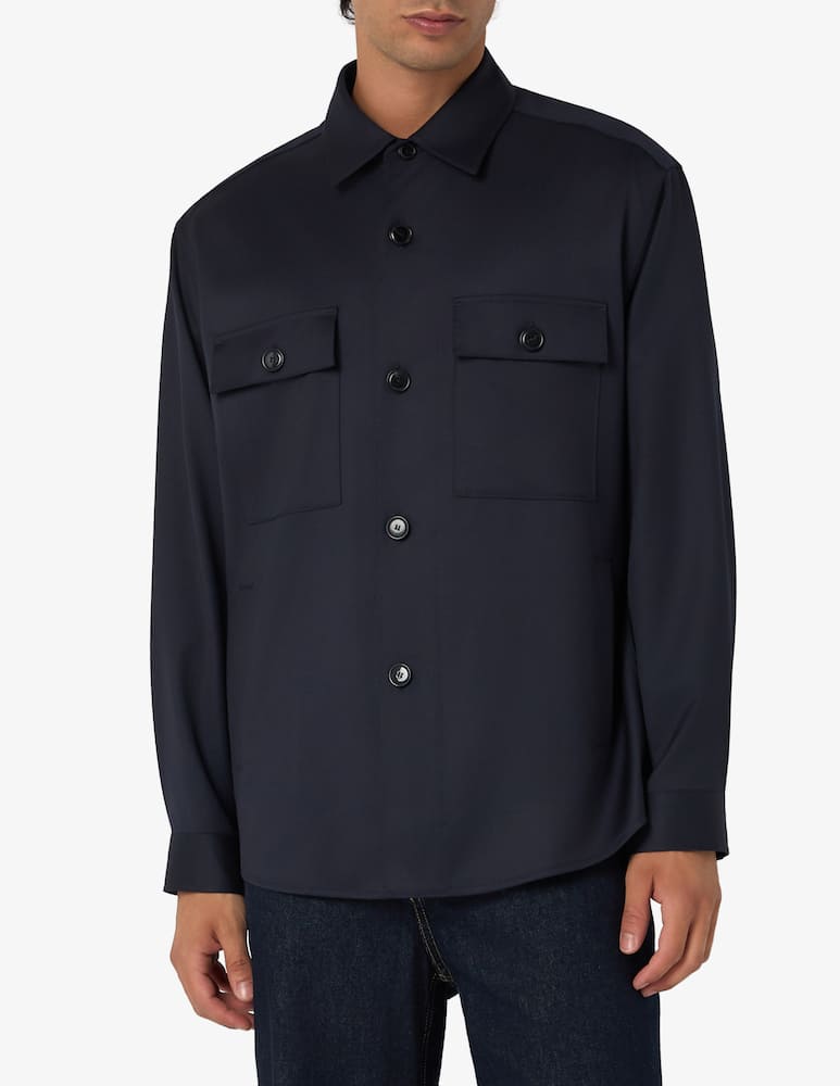 rinascente BOSS Overshirt regular fit in lana Mix&Match