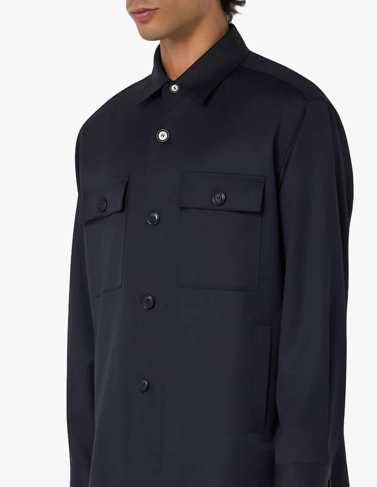 rinascente BOSS Overshirt regular fit in lana Mix&Match