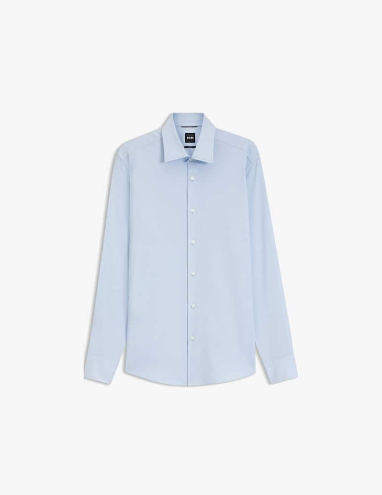 rinascente BOSS Camicia microstruttura slim fit