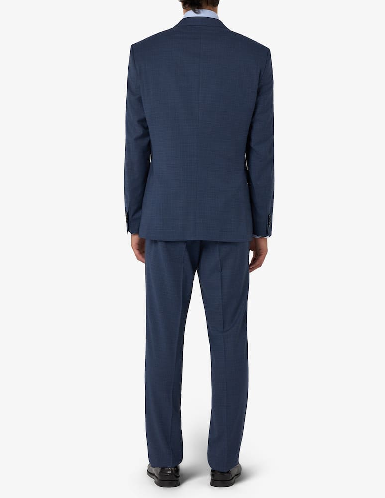 rinascente BOSS Abito monopetto con microfantasia in lana slim fit