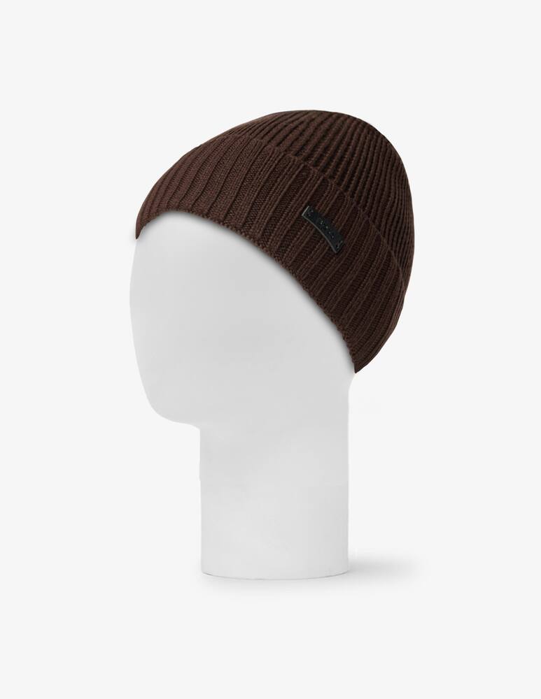 BOSS Beanie in lana a costine - immagine 1 BOSS Beanie in lana a costine - immagine 1