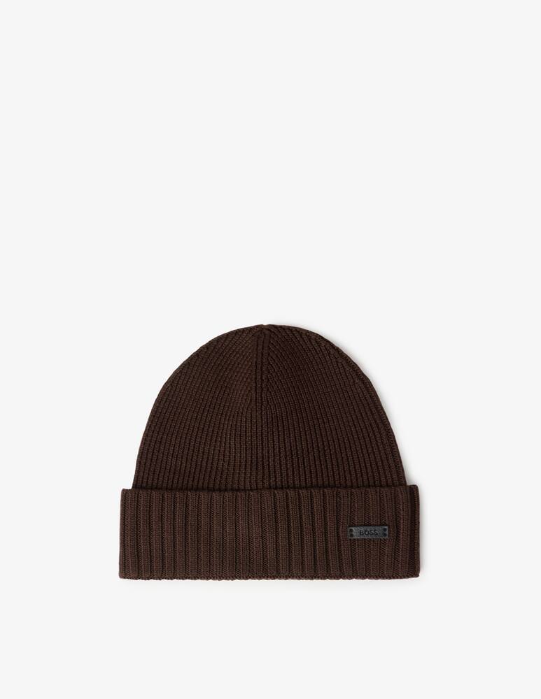 BOSS Beanie in lana a costine - immagine 2 BOSS Beanie in lana a costine - immagine 2