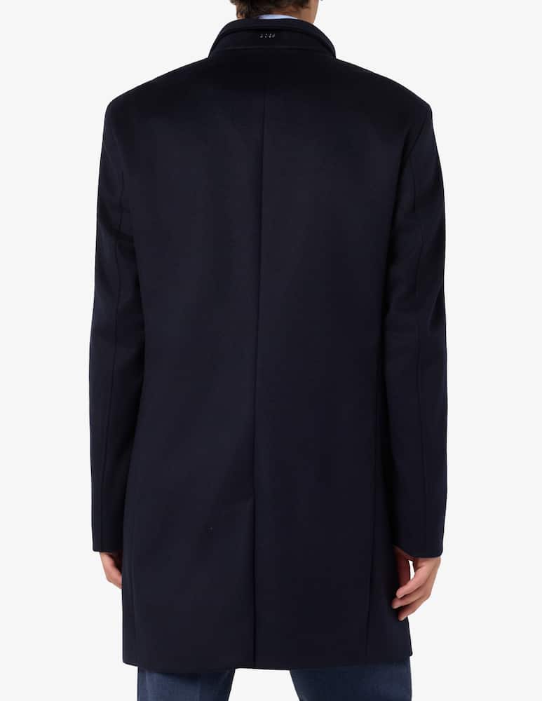 BOSS Cappotto con collo coreano in misto lana slim fit - immagine 3 BOSS Cappotto con collo coreano in misto lana slim fit - immagine 3
