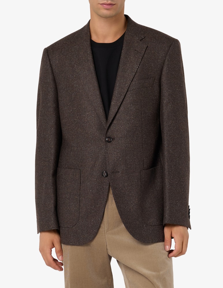 BOSS Giacca monopetto in lana e seta regular fit - immagine 1 BOSS Giacca monopetto in lana e seta regular fit - immagine 1