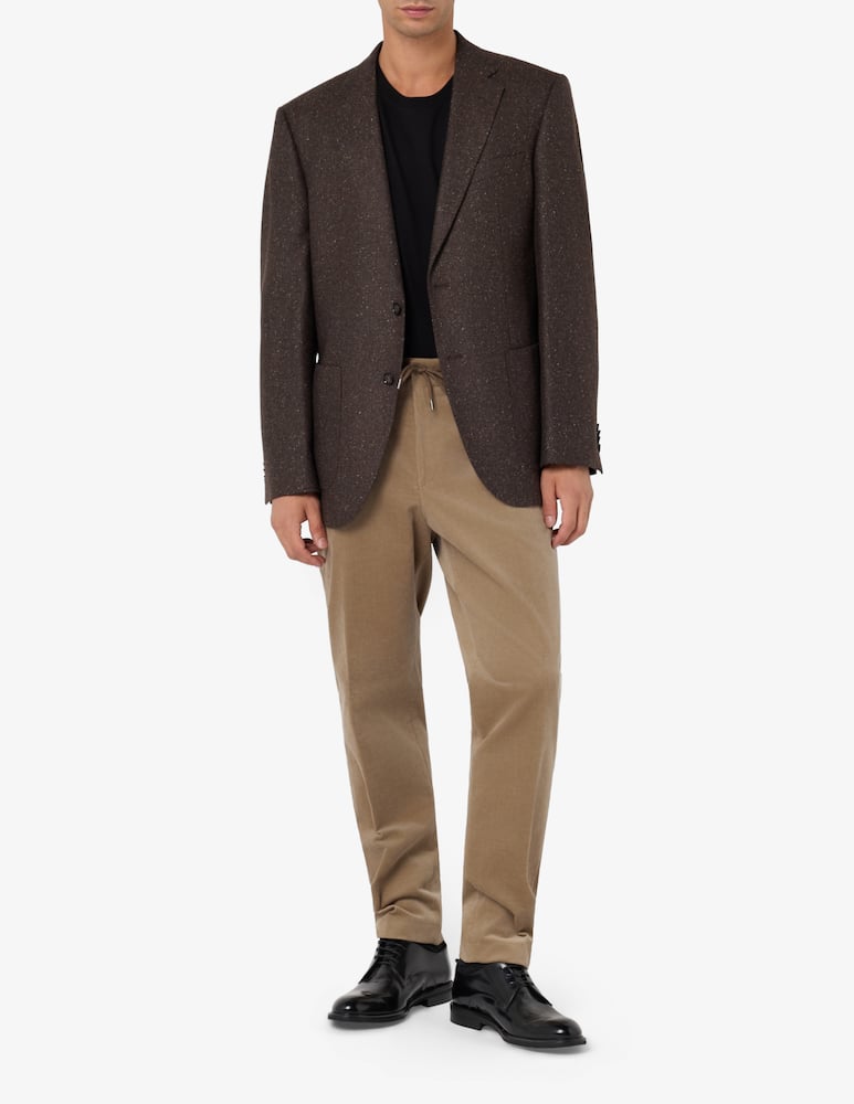 BOSS Pantaloni tapered in velluto 1000R Mix&Match - immagine 2 BOSS Pantaloni tapered in velluto 1000R Mix&Match - immagine 2