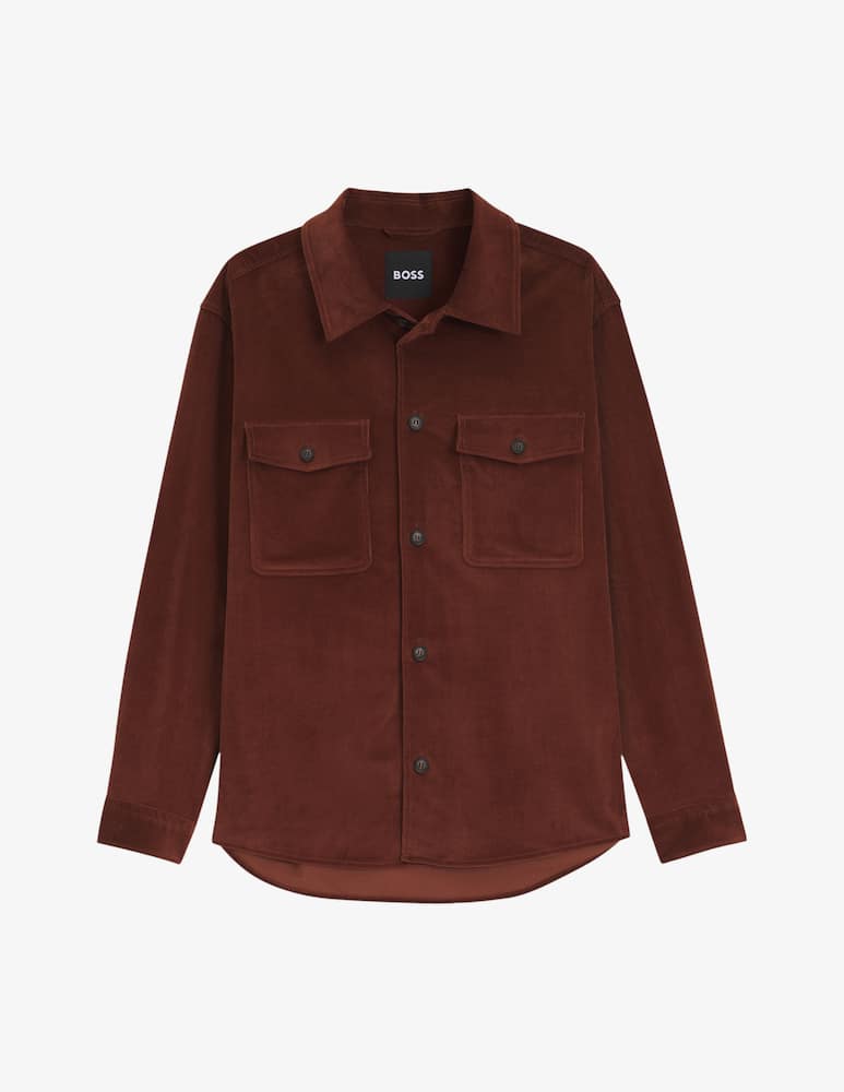 rinascente BOSS Overshirt relaxed in velluto 1000R Mix&Match