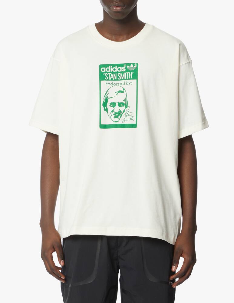 rinascente Adidas Originals T-shirt tounghe label stan smith