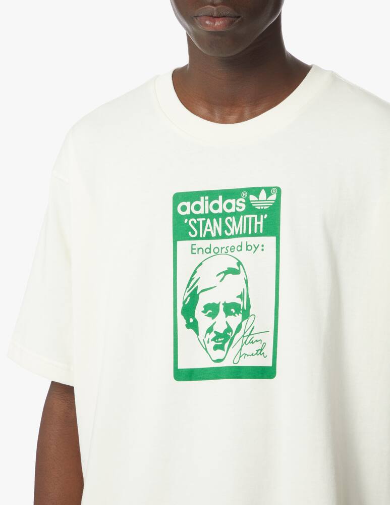 rinascente Adidas Originals T-shirt tounghe label stan smith