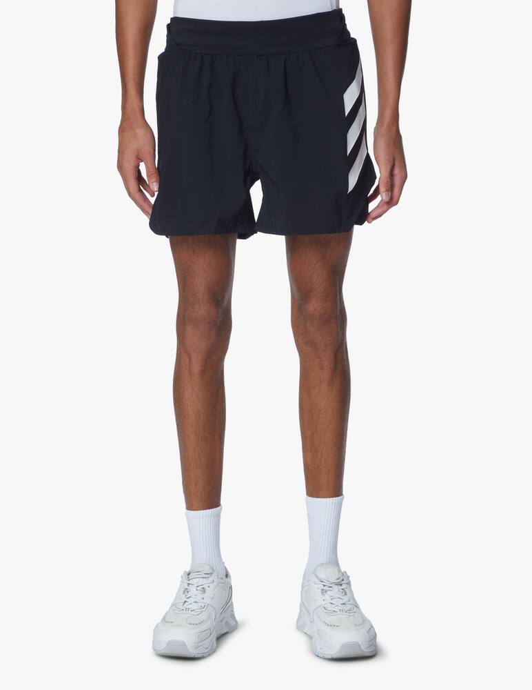 rinascente Adidas Originals Pantaloni corti sport banda - nero