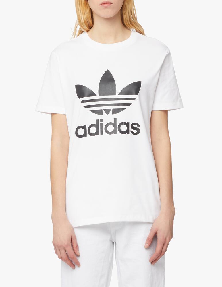 rinascente Adidas Originals Trefoil Tee - white