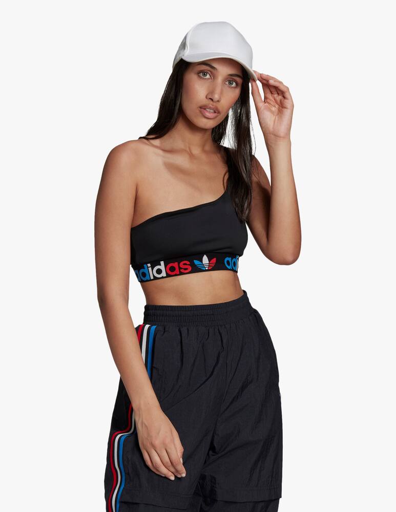 rinascente Adidas Originals Top monospalla Adicolo Tricolo Primeblue