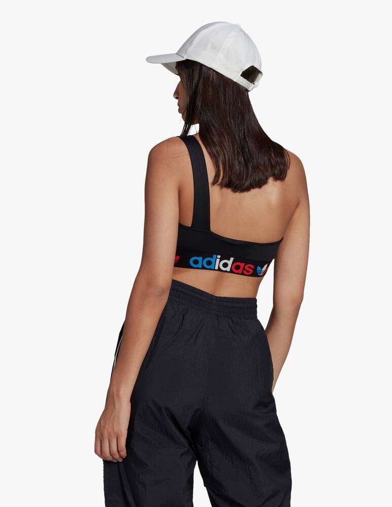 rinascente Adidas Originals Top monospalla Adicolo Tricolo Primeblue