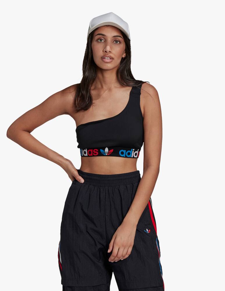 rinascente Adidas Originals Top monospalla Adicolo Tricolo Primeblue