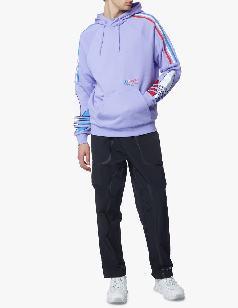 rinascente Adidas Originals Felpa con cappuccio trefoil tricolore