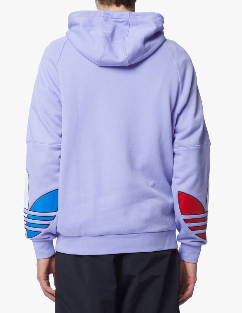 rinascente Adidas Originals Felpa con cappuccio trefoil tricolore