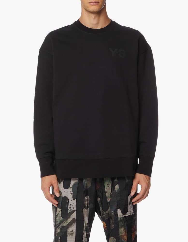 rinascente Adidas Y-3 Felpa girocollo classic logo - nero