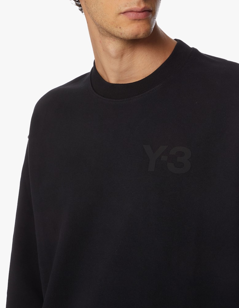 rinascente Adidas Y-3 Felpa girocollo classic logo - nero