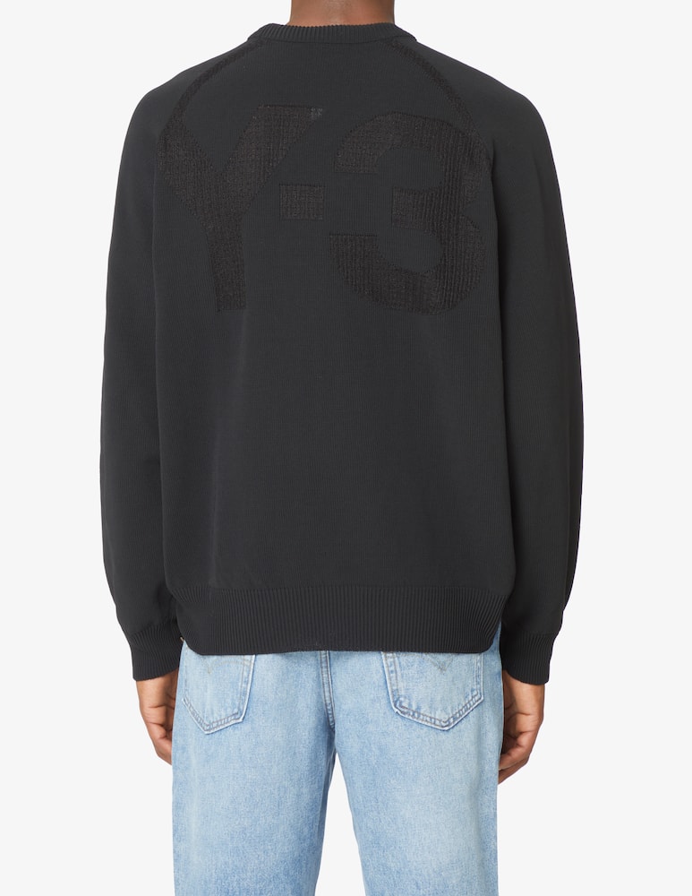 Adidas Y-3 Maglia girocollo con logo - Nero - immagine 3 Adidas Y-3 Maglia girocollo con logo - Nero - immagine 3