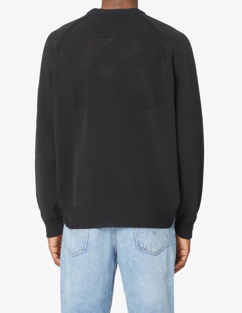 rinascente Adidas Y-3 Crewneck jumper with logo - Black