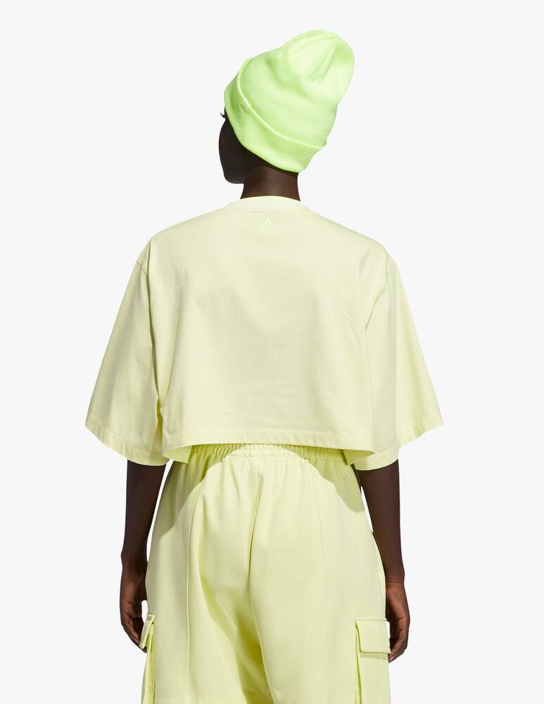 rinascente Adidas Originals Ivy Park 3-stripes crop tee