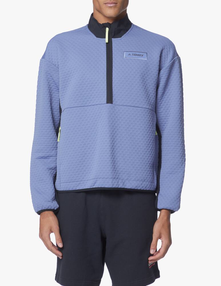 rinascente Adidas Originals Felpa mezza zip utilitas - viola