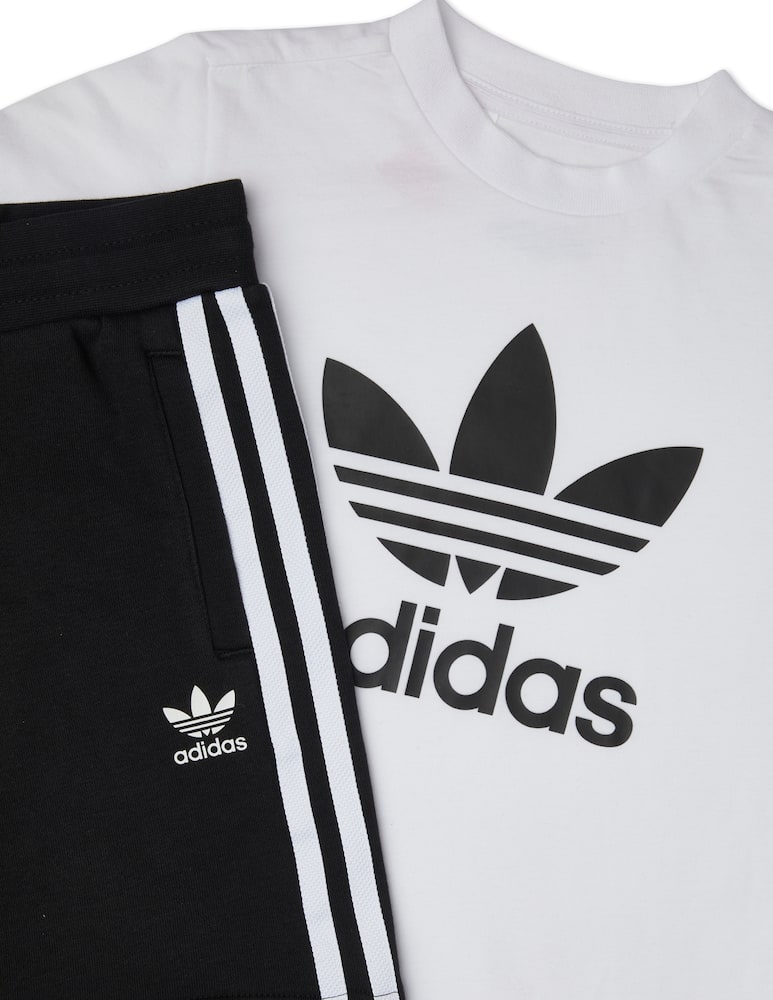 Adidas Originals Suit set t-shirt and shorts - Nero - picture 2 Adidas Originals Suit set t-shirt and shorts - Nero - picture 2