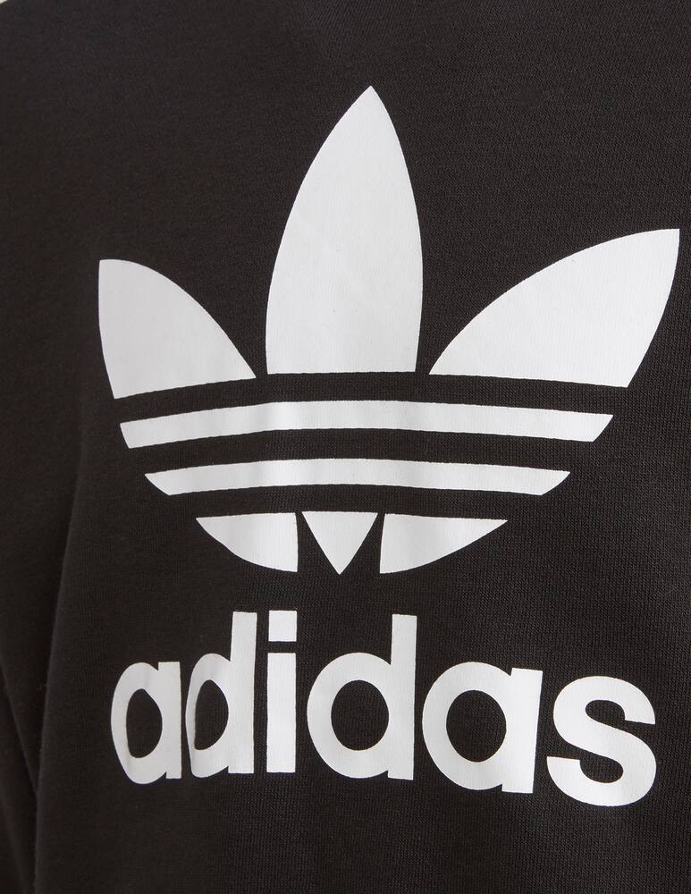 rinascente Adidas Originals Felpa corta in cotone - Nero