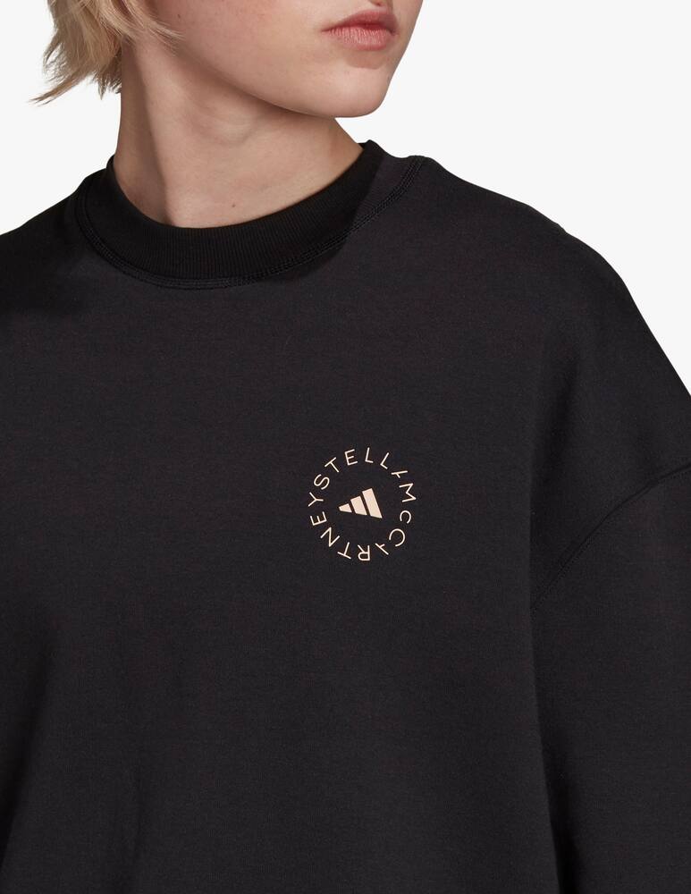 Adidas Stella McCartney Felpa in misto cotone - immagine 4 Adidas Stella McCartney Felpa in misto cotone - immagine 4