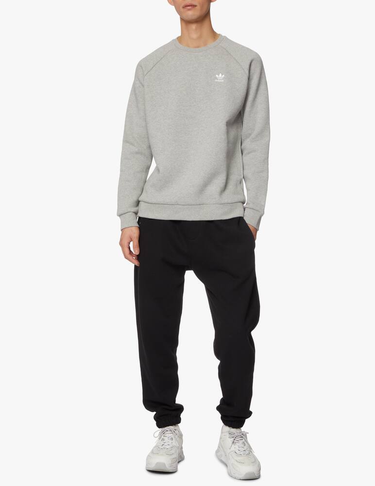 rinascente Adidas Originals Essential small logo hoodie - grey