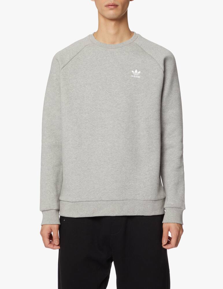 rinascente Adidas Originals Essential small logo hoodie - grey