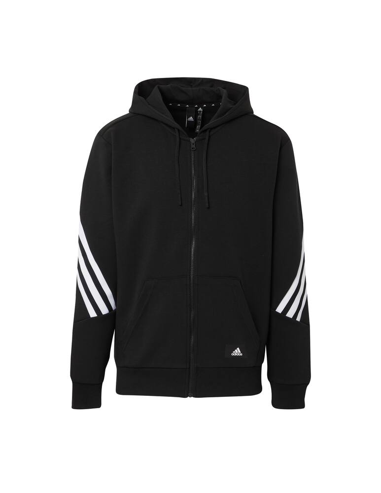 rinascente Adidas Performance Fzip 3stripes hoodie - black