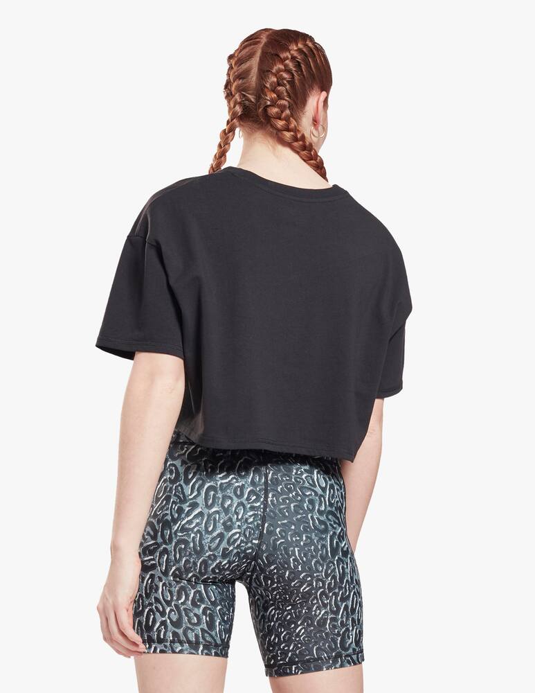 rinascente Reebok Cotton cropped t-shirt Studio