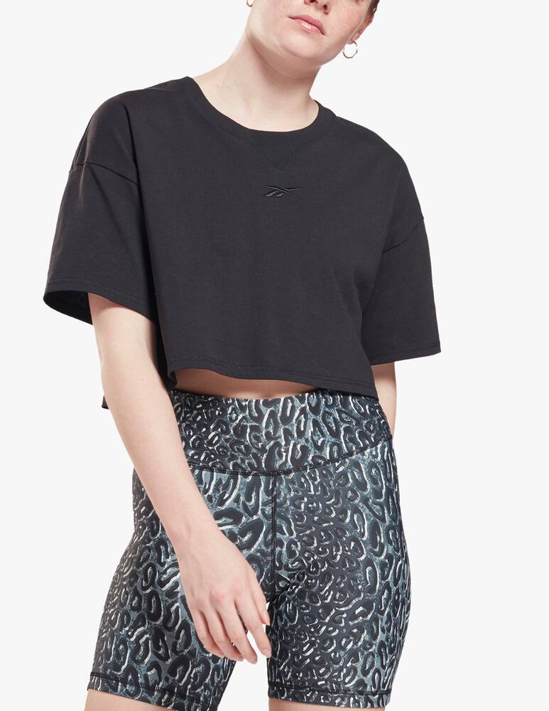 rinascente Reebok Cotton cropped t-shirt Studio