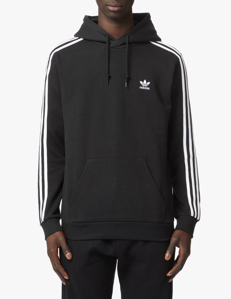 rinascente Adidas Originals Felpa con cappuccio 3 righe - nero