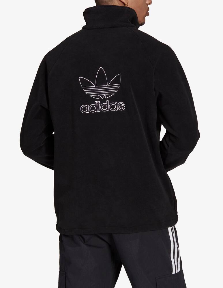 rinascente Adidas Originals Zipped essential pile - Black