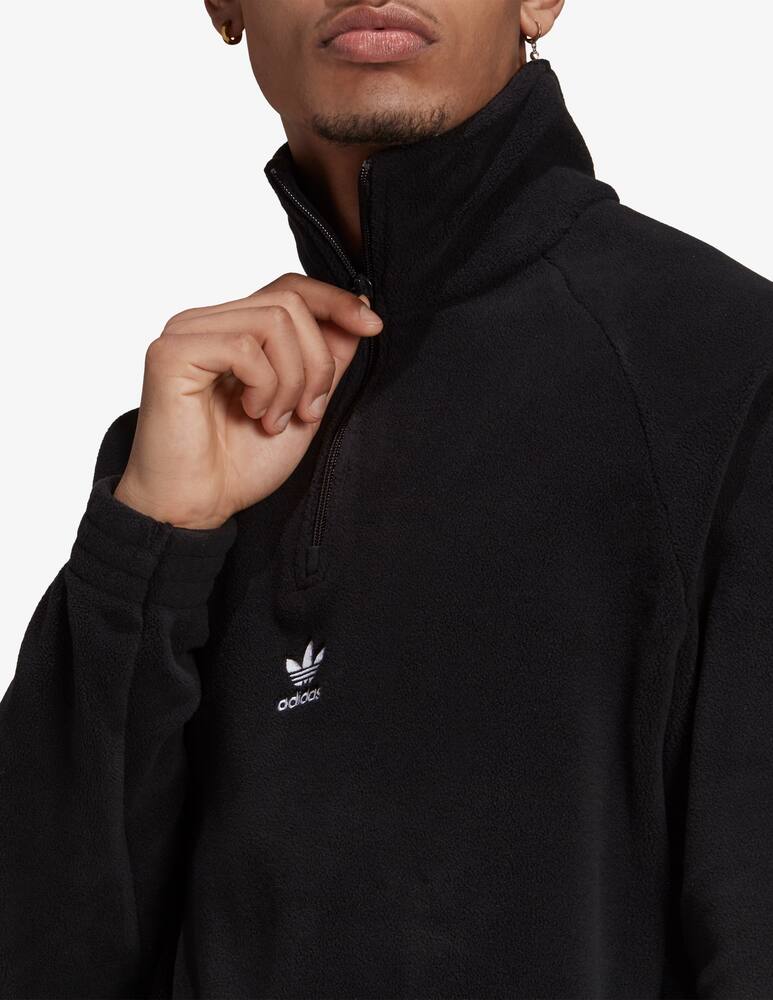 rinascente Adidas Originals Zipped essential pile - Black