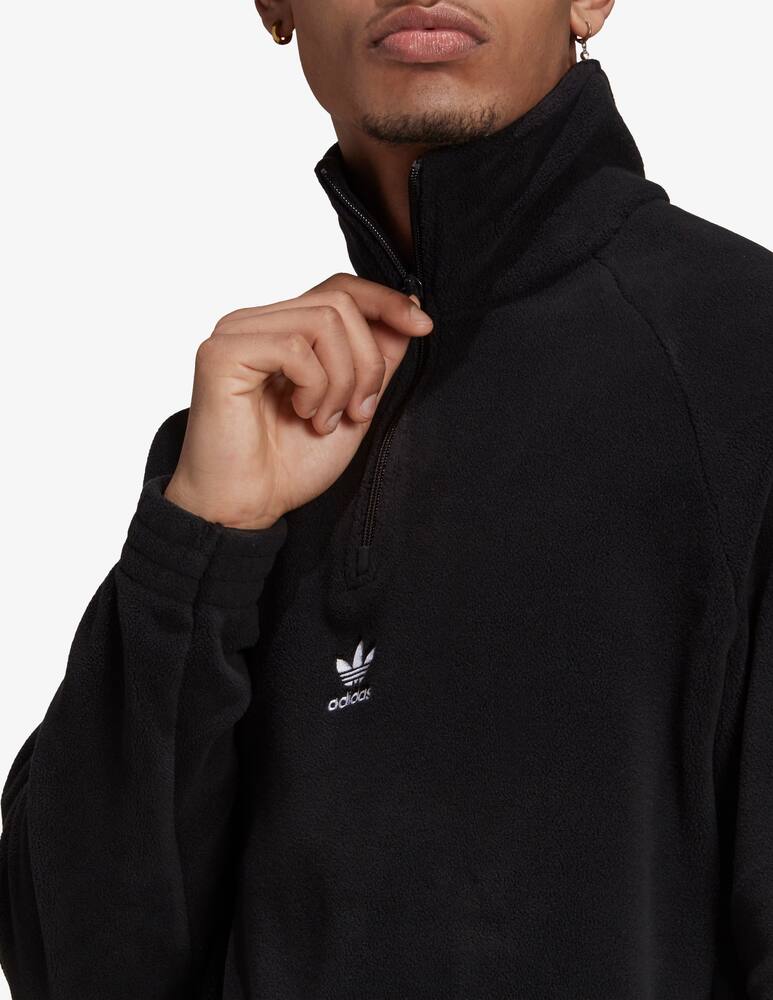 rinascente Adidas Originals Zipped essential pile - Black