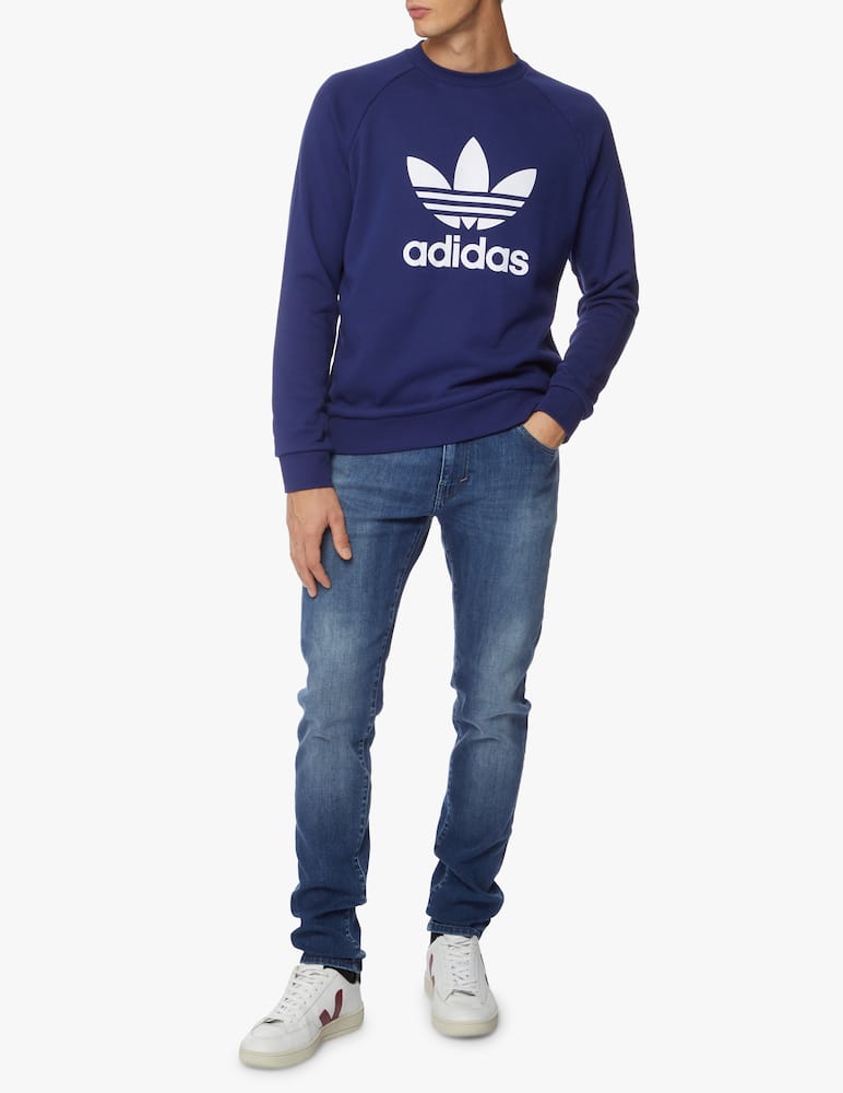 rinascente Adidas Originals Big logo trefoil sweatshirt