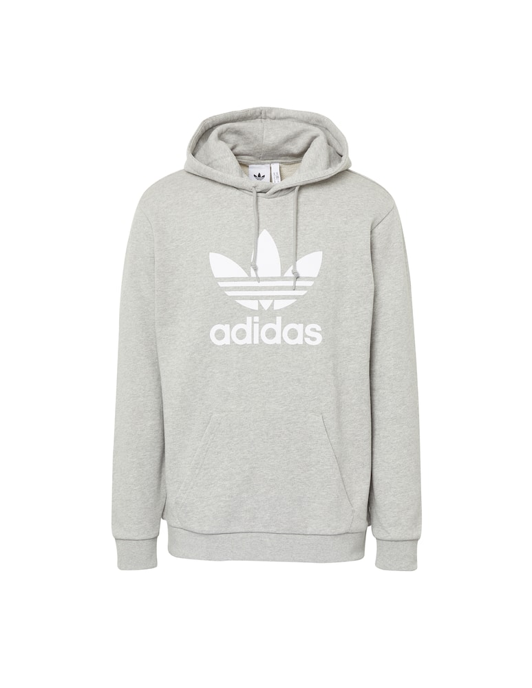 rinascente Adidas Originals Logo trefoil hoodie - grey