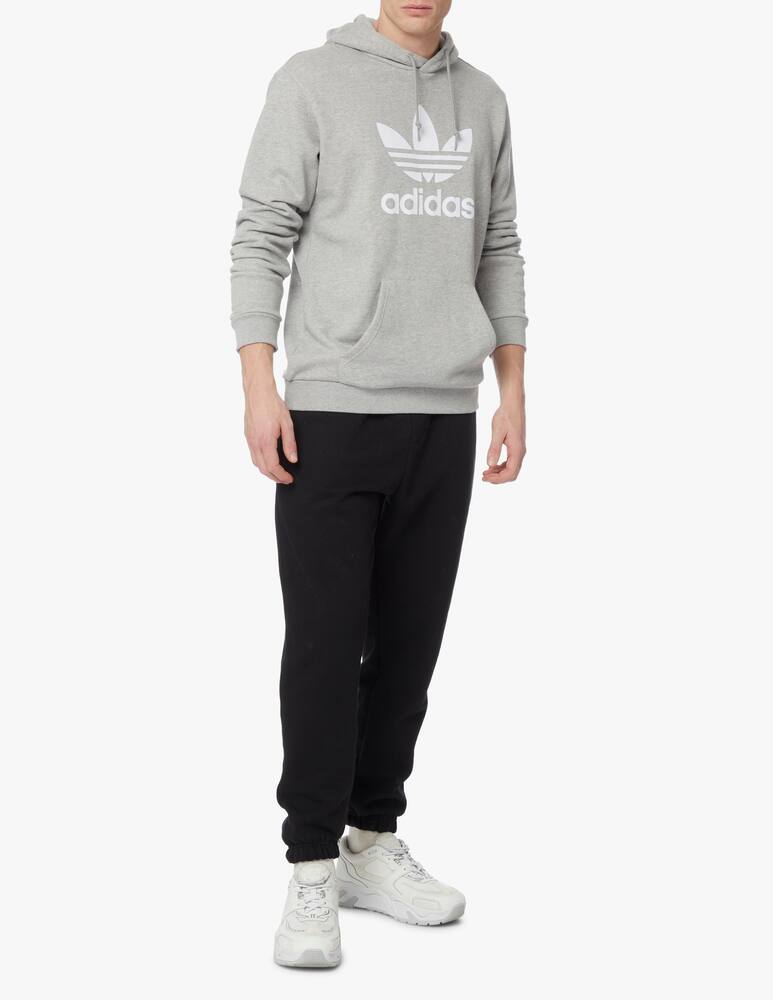 rinascente Adidas Originals Logo trefoil hoodie - grey