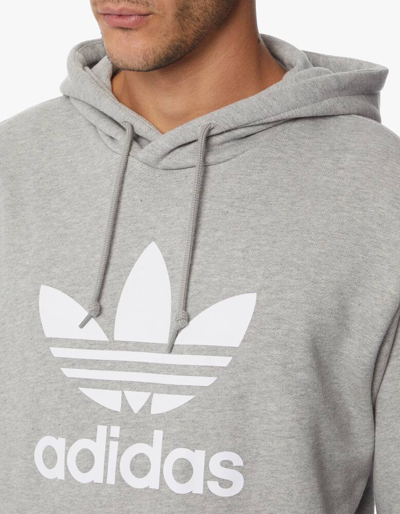 rinascente Adidas Originals Logo trefoil hoodie - grey