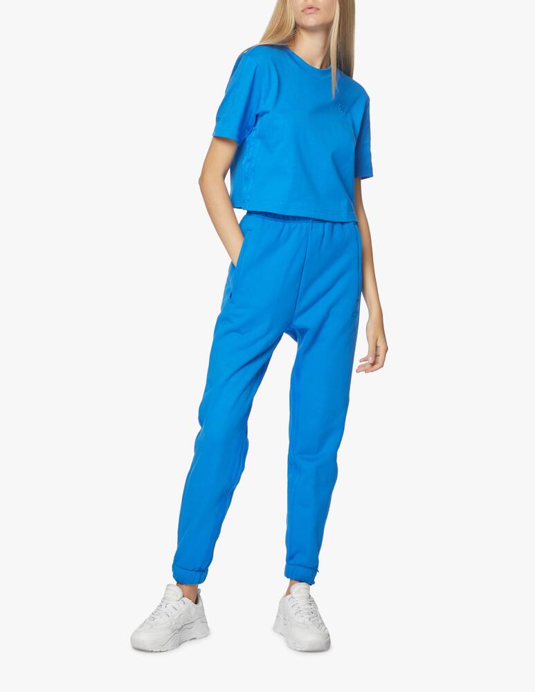 rinascente Adidas Originals Pantaloni Low-cut Slit Blue Bird