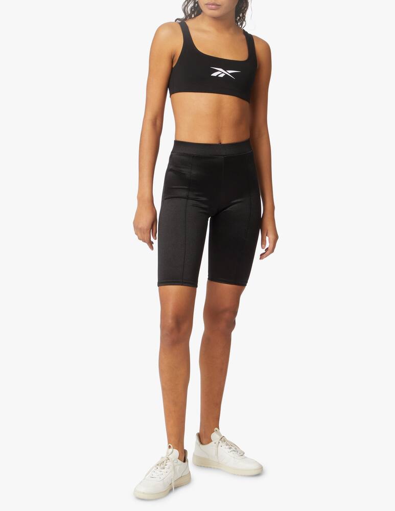 rinascente Reebok Reggiseno sportivo in cotone con  Logo - nero