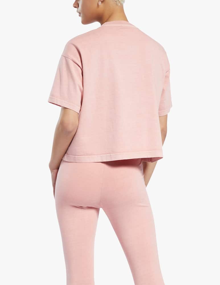 rinascente Reebok Cotton cropped t-shirt