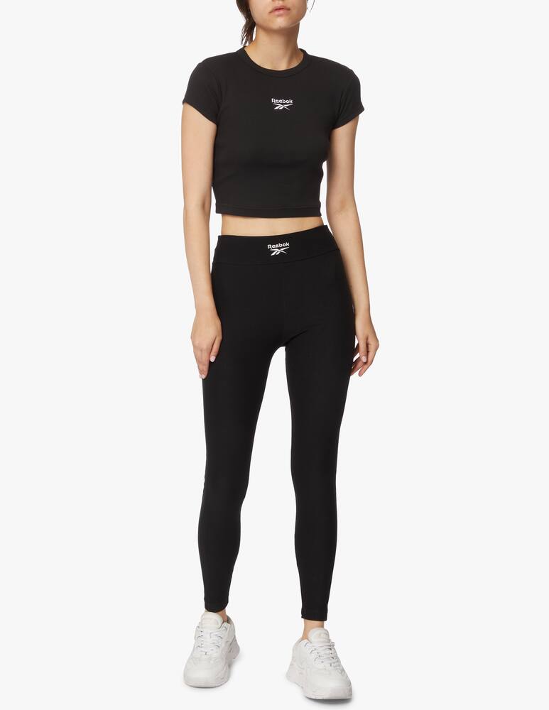 rinascente Reebok Cotton blend strappy rib t-shirt