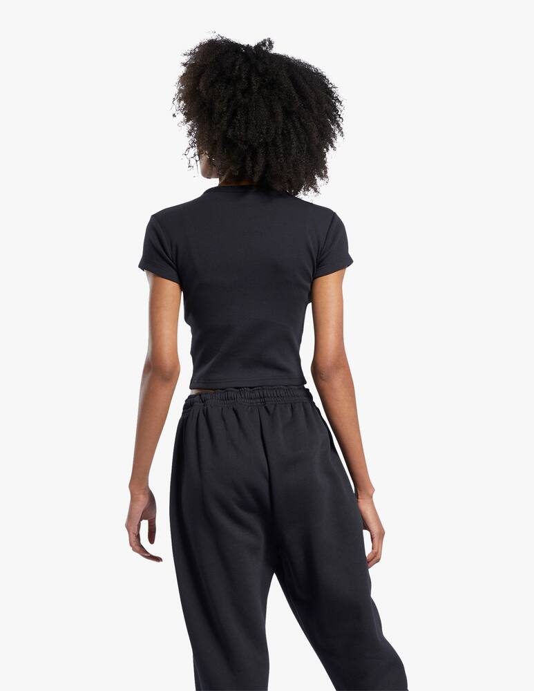 rinascente Reebok Cotton blend strappy rib t-shirt