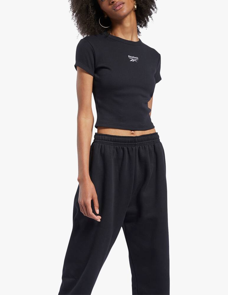 rinascente Reebok Cotton blend strappy rib t-shirt